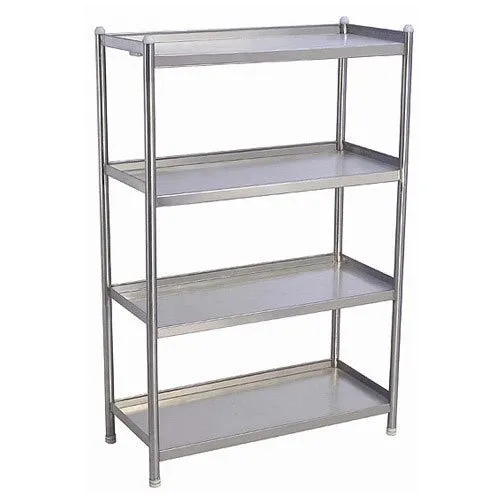 4-Tier Storage Shelf for commercial kitchens