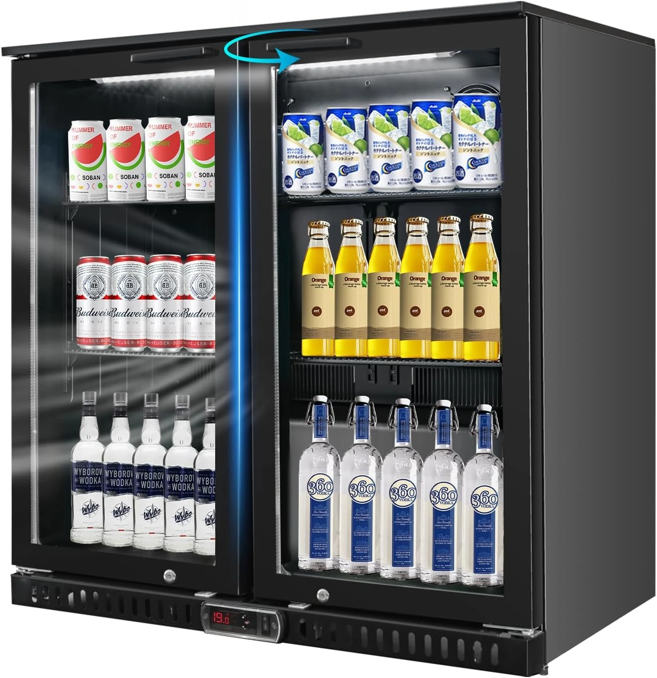 Back Bar Cooler for professional bars