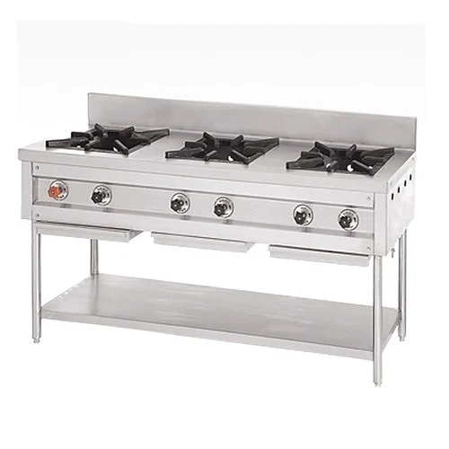 Three Burner Range - Commercial Kitchen Equipment